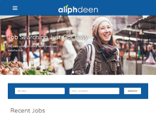 Tablet Screenshot of aliphdeen.com